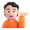 person tipping hand